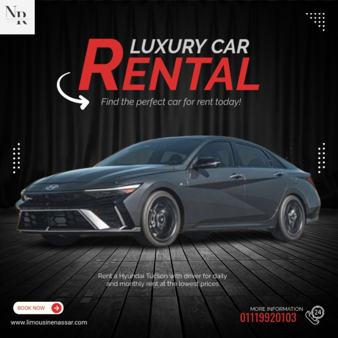 , limousine car rental, luxury touristHyundai Elantra 2024 